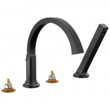 Delta Faucet T4788-BLLHP - Tetra™ Roman Tub Trim with Hand Shower