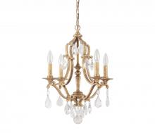 Capital 4184AG-CR - 4 Light Chandelier