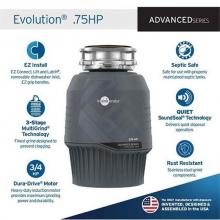 Insinkerator 80021-ISE - Evolution .75HP Garbage Disposal