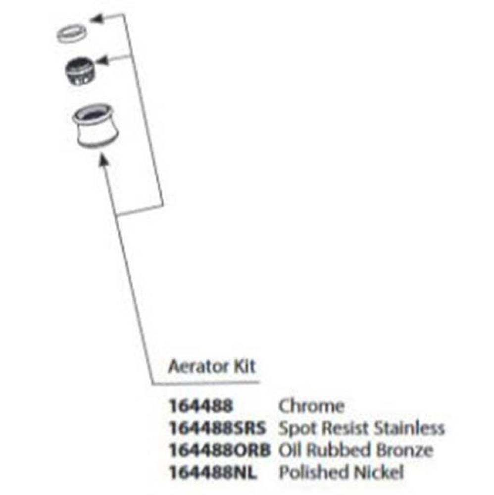 AERATOR SHELL AND INSERT CHR