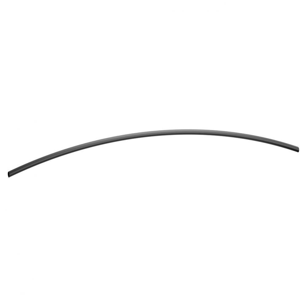 Matte Black 5&apos; Curved Shower Rod