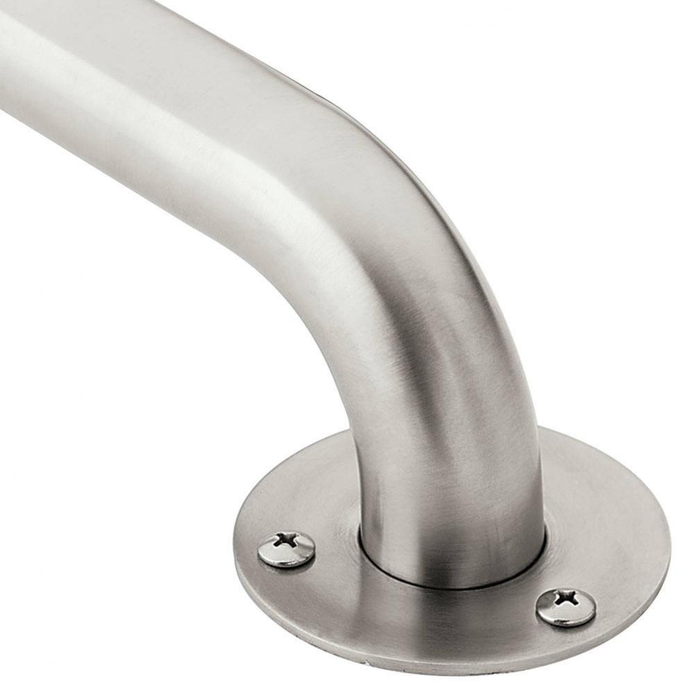 Stainless 12&apos;&apos; Exposed Screw Grab Bar