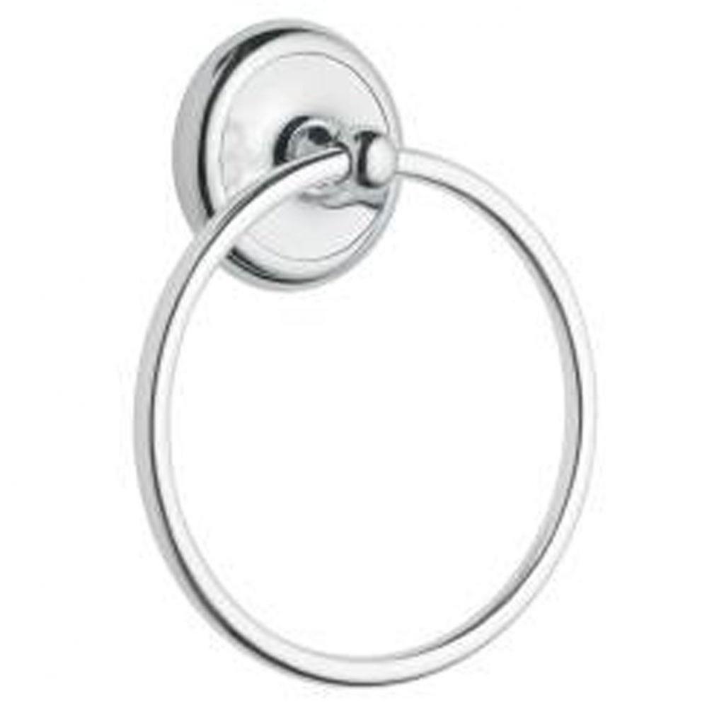 Chrome towel ring