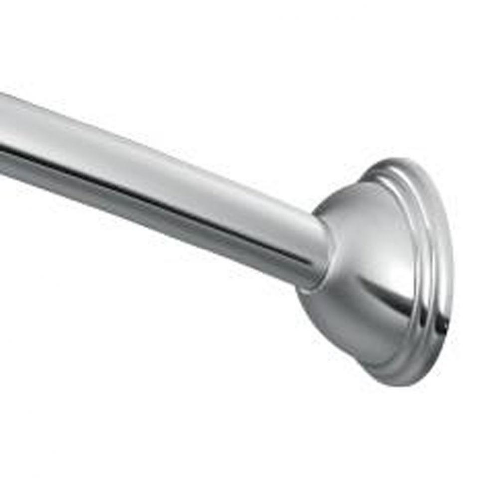 Chrome 6&apos; Curved Shower Rod