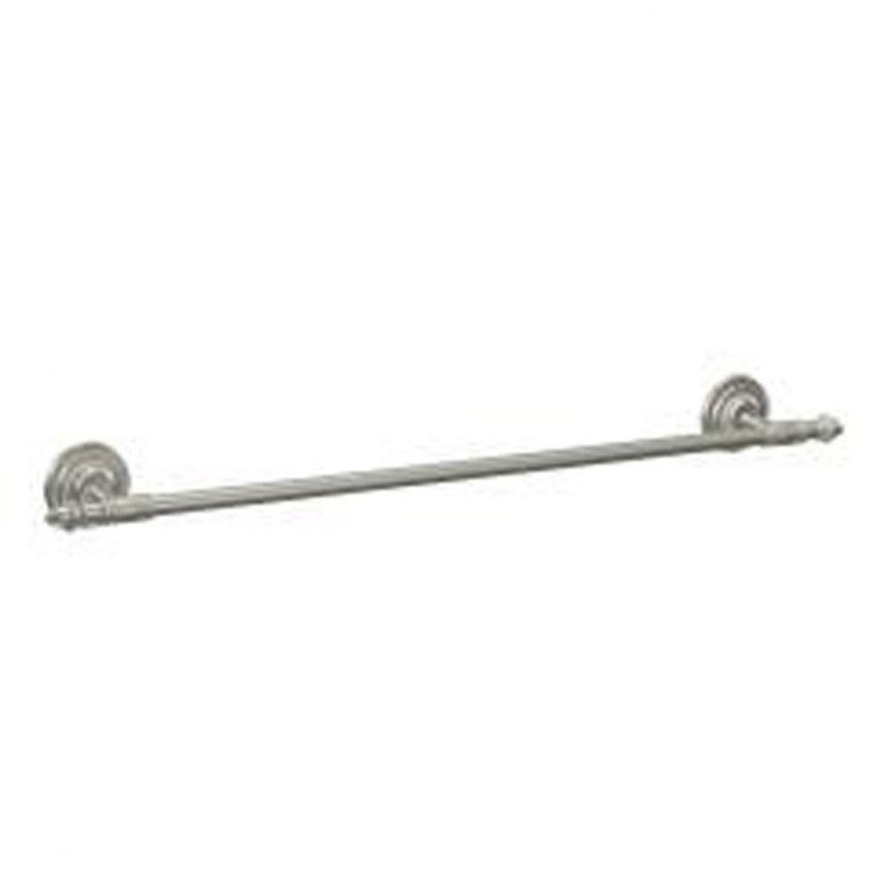 Brushed nickel 24&apos;&apos; towel bar