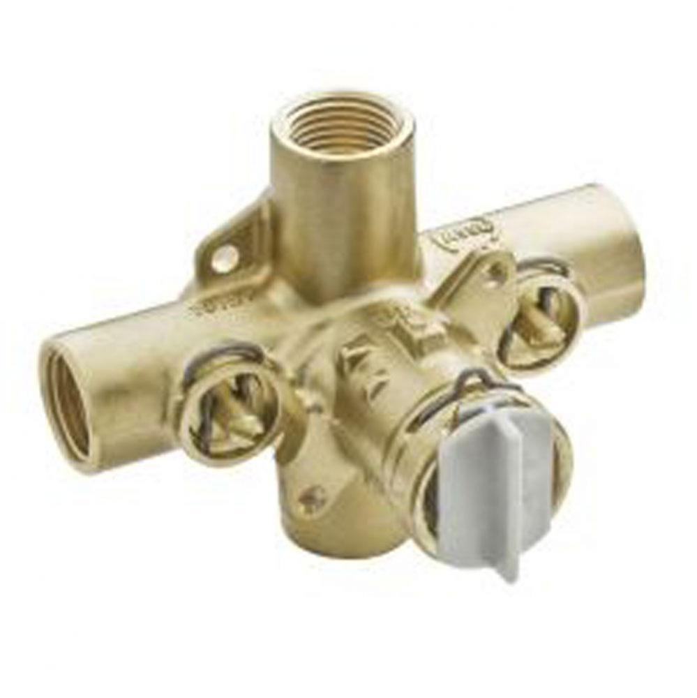 Includes bulk pack Posi-Temp(R) 1/2&apos;&apos; IPS connection pressure balancing