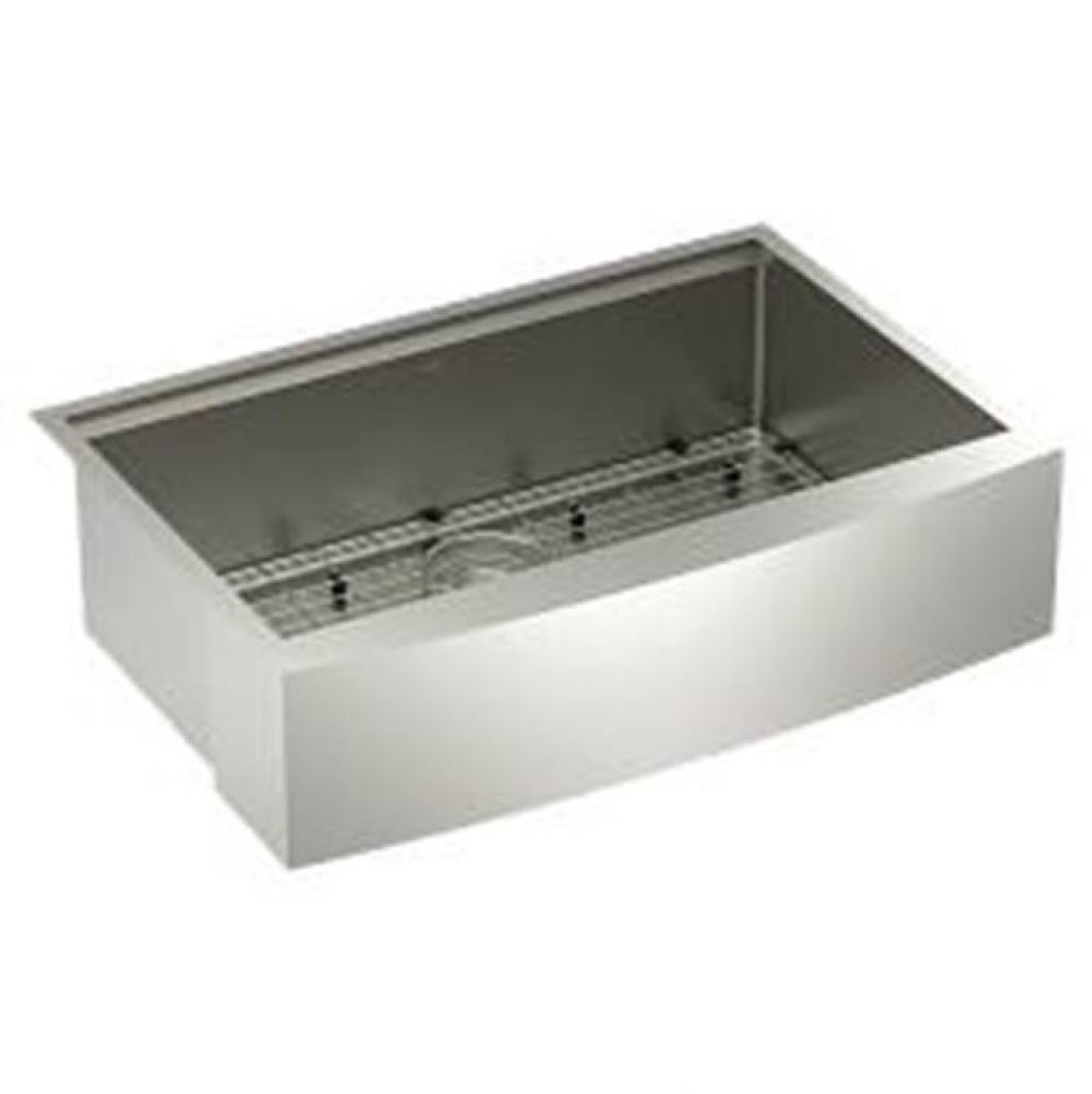 33&apos;&apos;x22&apos;&apos; Single Bowl Apron Workstation Sink