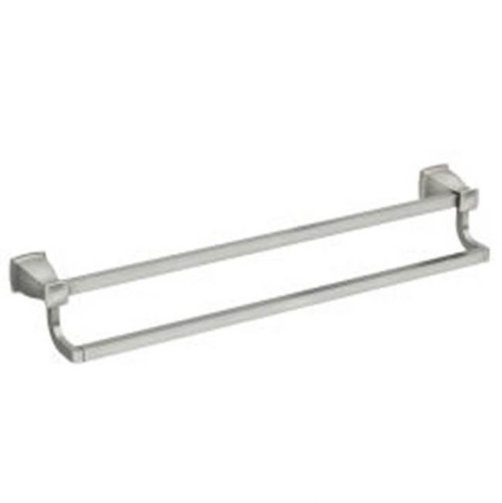 Brushed Nickel 24&apos;&apos; Double Towel Bar