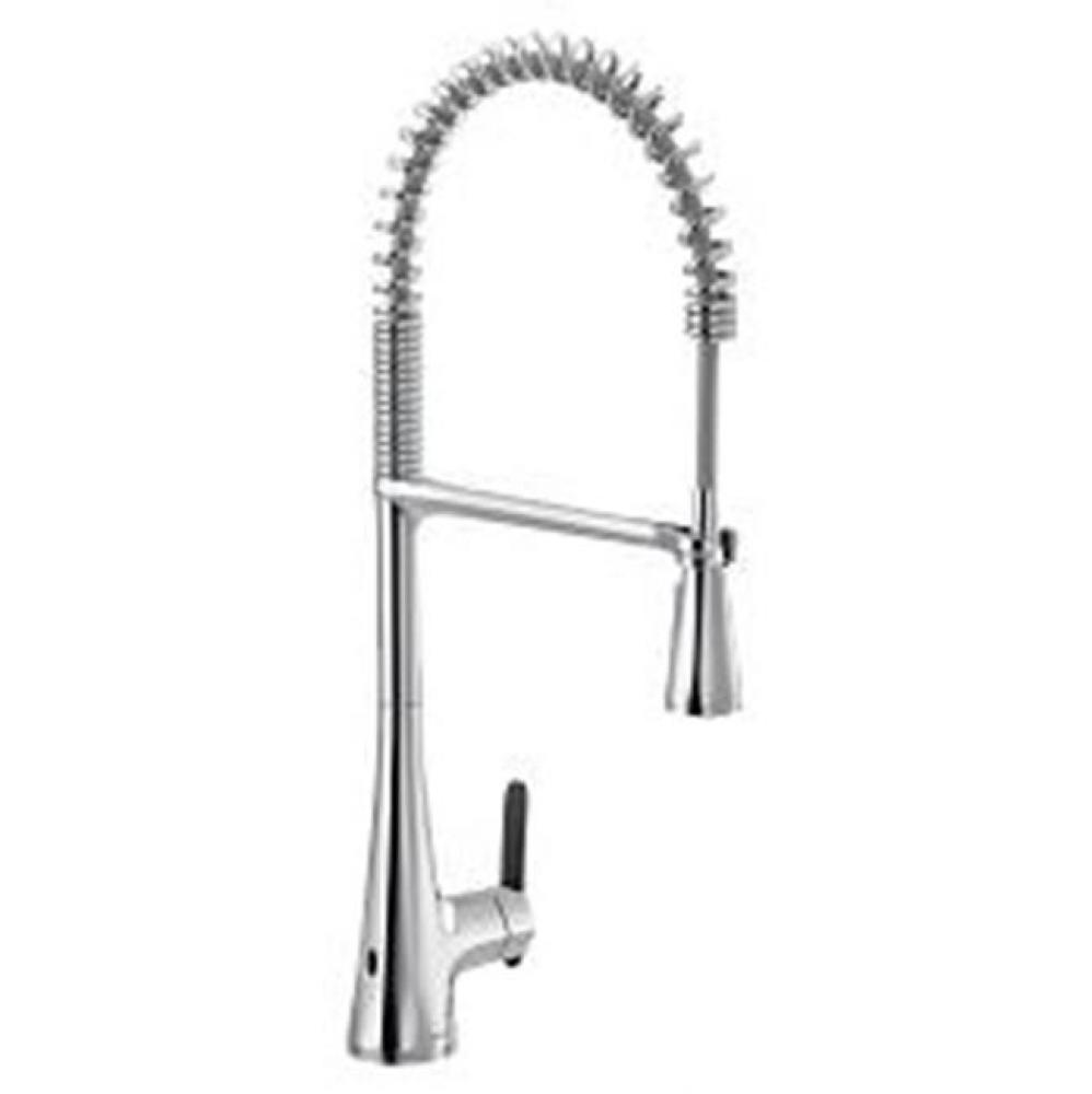 Chrome One-Handle Kitchen Faucet