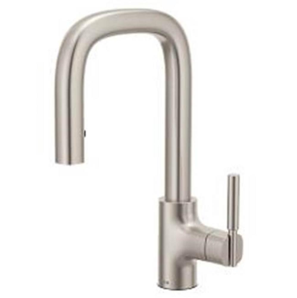 Spot Resist Stainless One-Handle Pulldown Bar Faucet