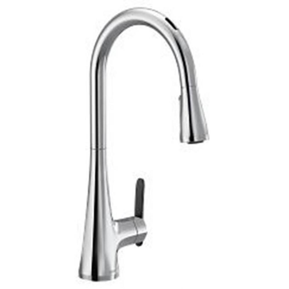 Chrome One-Handle Pulldown Kitchen Faucet