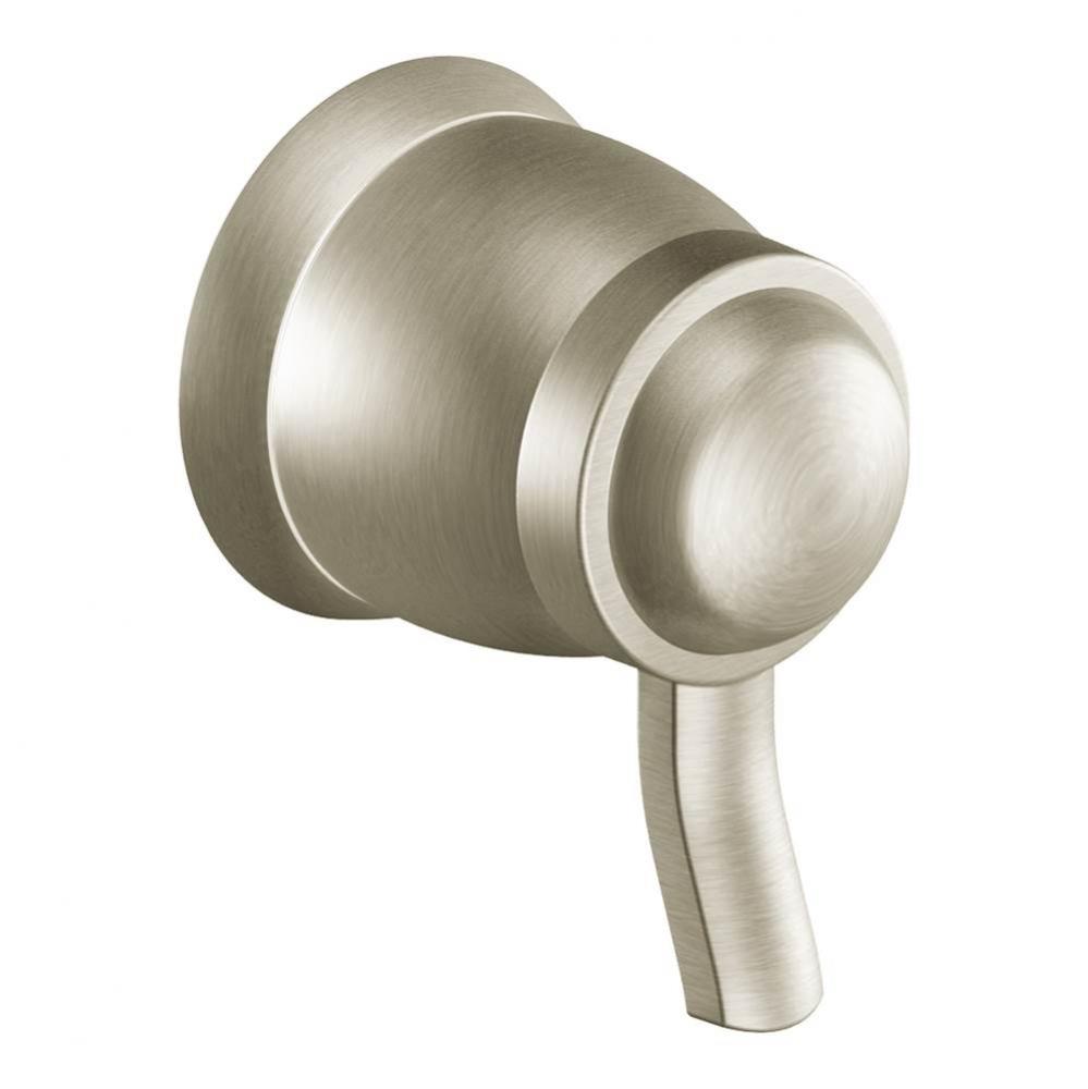 Brushed nickel volume control