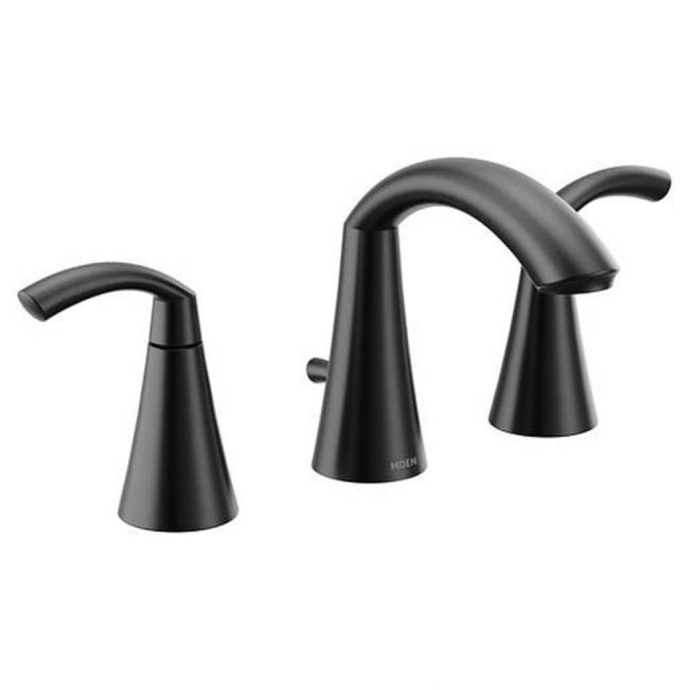 Matte Black Two-Handle Bathroom Faucet