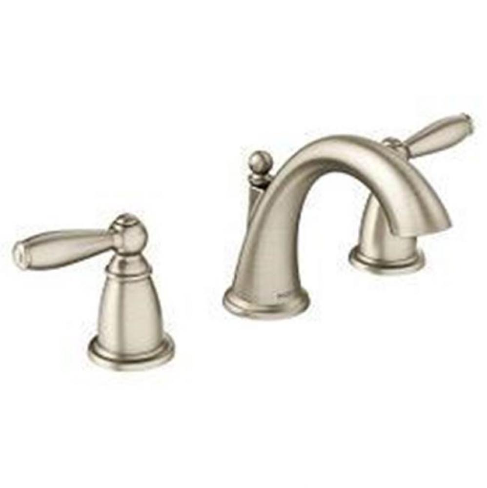 Brushed Nickel Two-Handle Bathroom Faucet