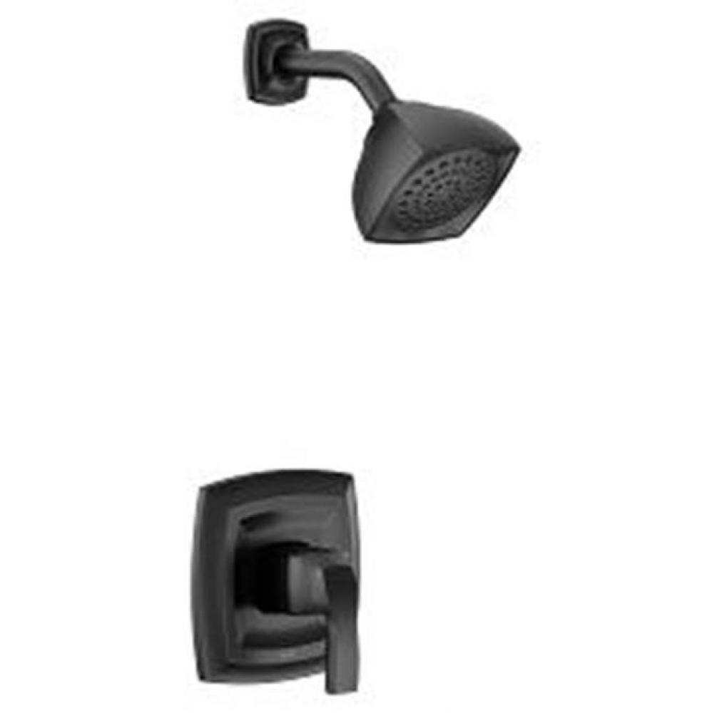 Matte black M-CORE 2 series shower only