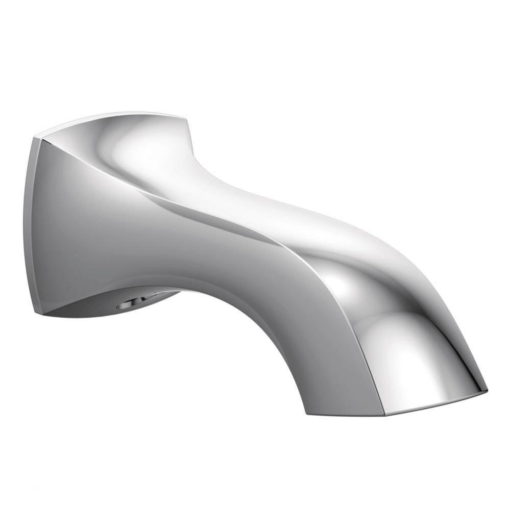 Voss Replacement Tub Non-Diverter Spout 1/2-Inch Slip Fit Connection, Chrome