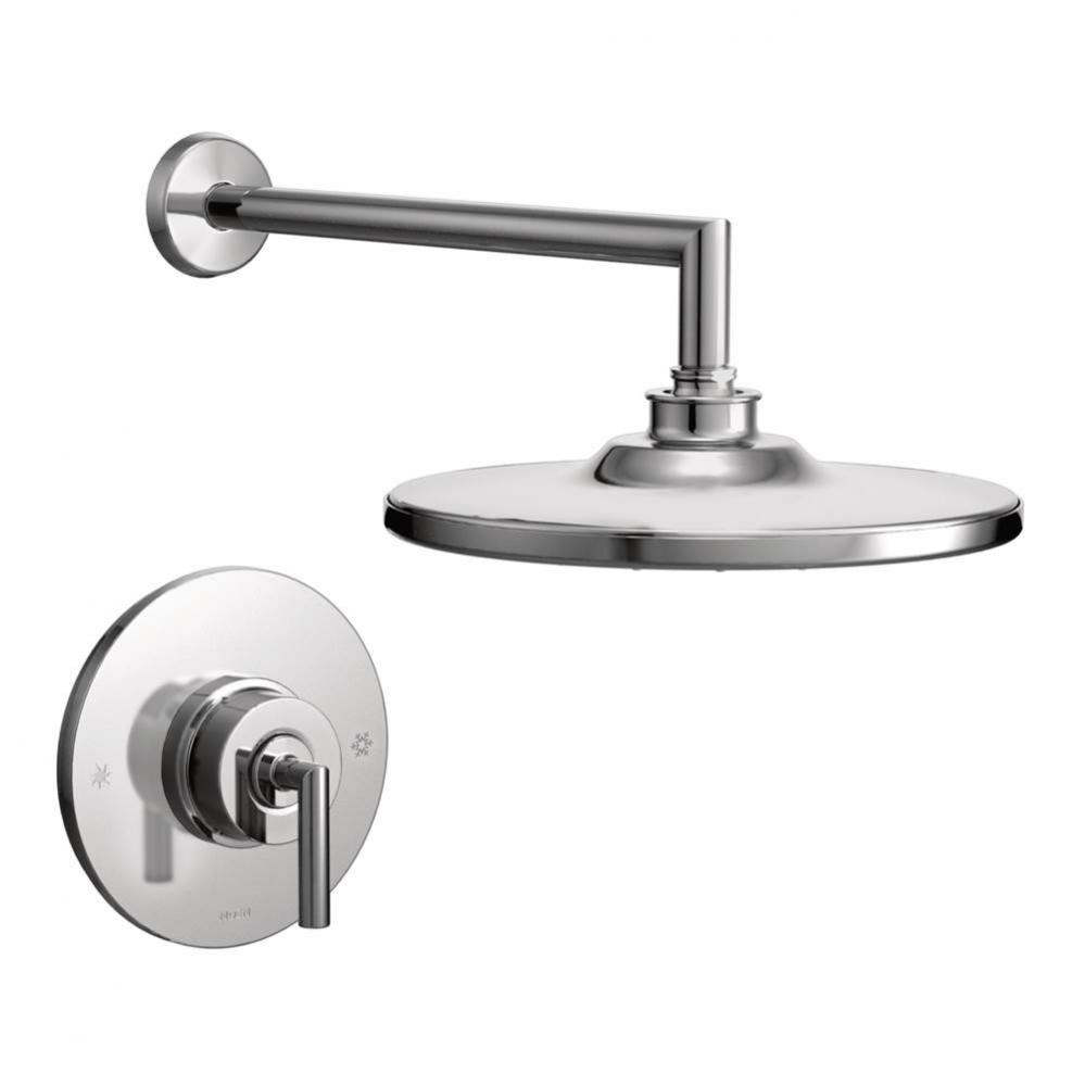 Arris Single Handle 1-Spray Posi-Temp Shower Faucet Trim Kit in Chrome (Valve Sold Separately)