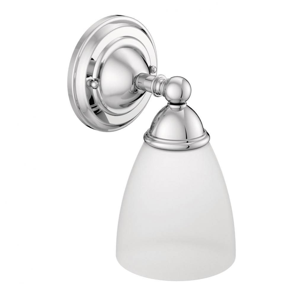 Chrome One Globe Bath Light