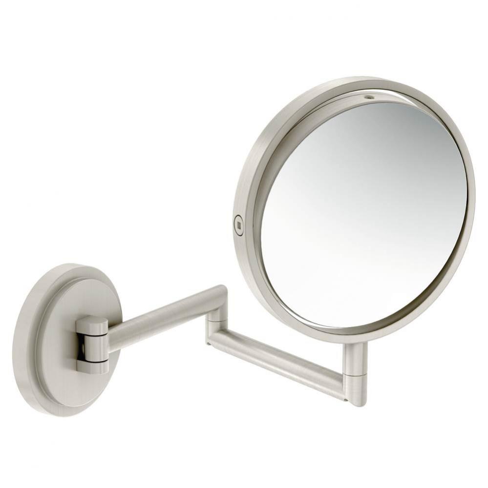 Arris Dual-Sided Extendable Magnifying Mirror, Brushed Nickel