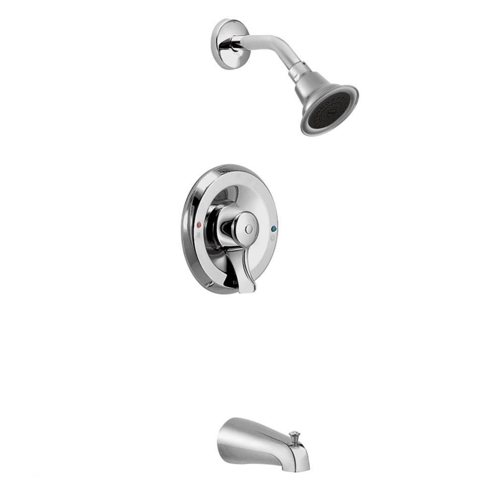 Chrome Posi-Temp(R) tub/shower