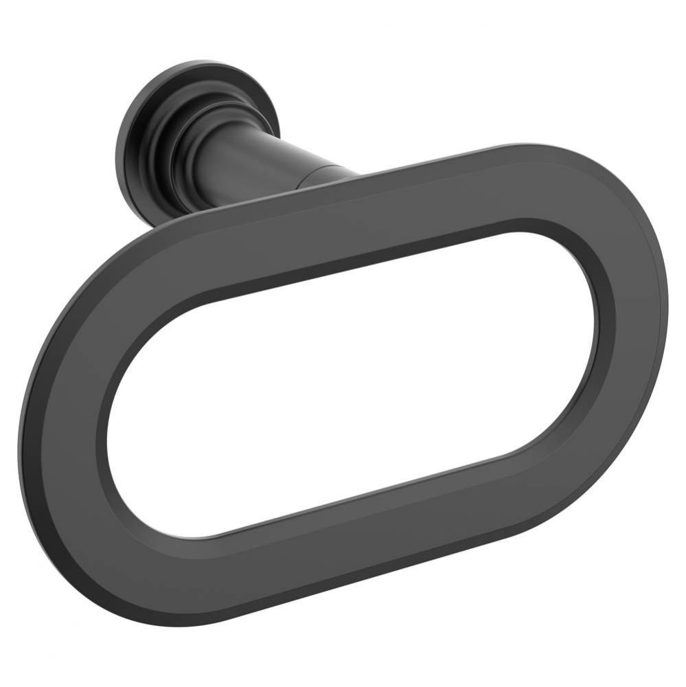 Matte Black Towel Ring