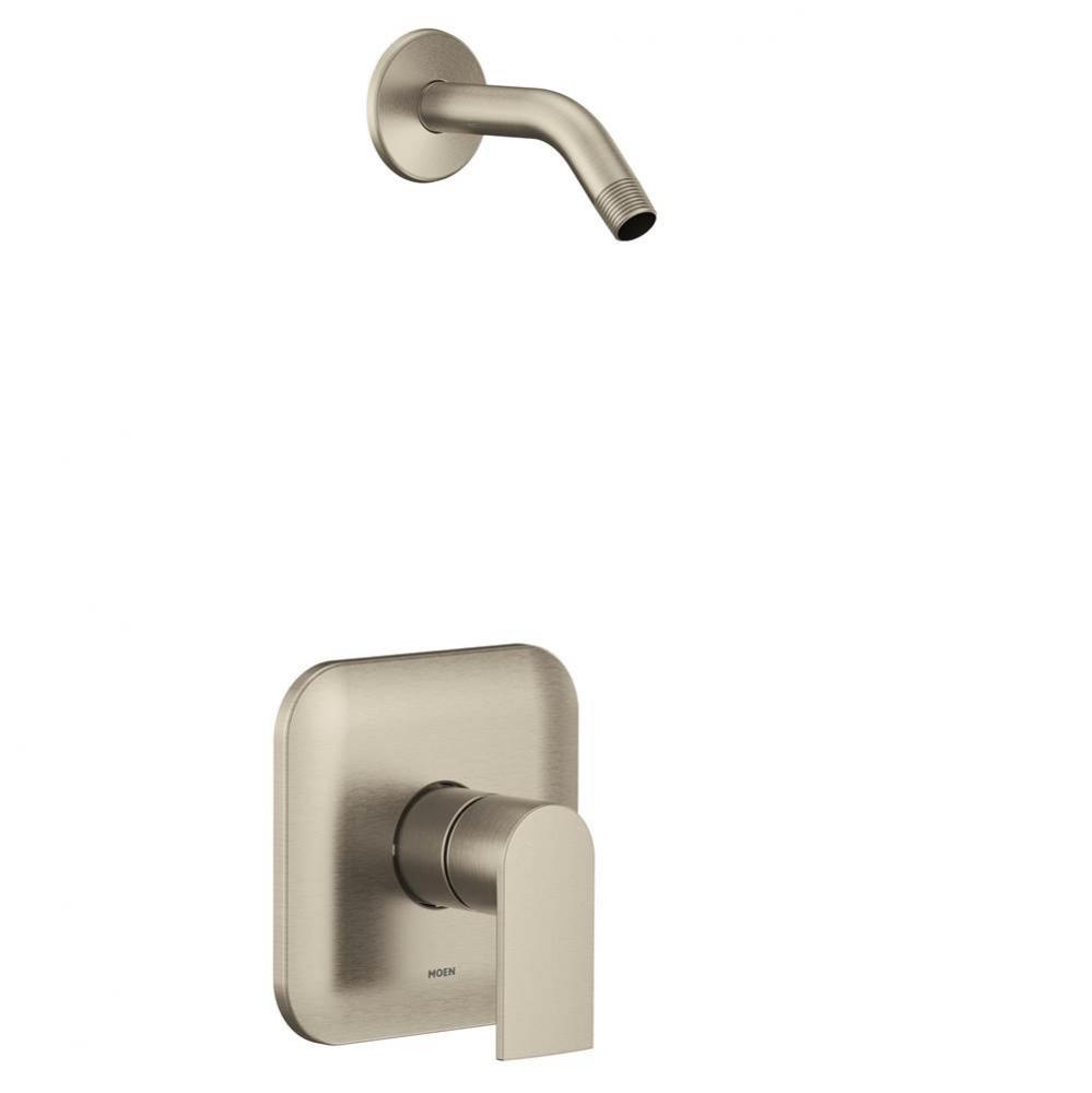 Genta M-CORE 2-Series 1-Handle Shower Trim Kit in Brushed Nickel (Valve Sold Separately)