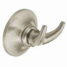 Moen DN6703BN - Brushed nickel double robe hook