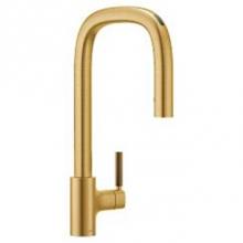 Moen S74001EV2BG - Brushed Gold One-Handle Pulldown Bar Faucet