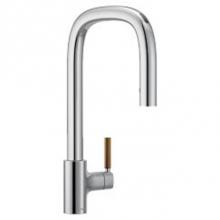 Moen S74001EV2C - Chrome One-Handle Pulldown Kitchen Faucet