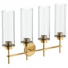 Moen YB1764BG - Brushed Gold Four Globe Bath Light