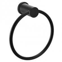 Moen YB6386BL - Summit Towel Ring, Bl