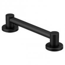 Moen YG0412BL - Matte Black 12'' Designer Grab Bar