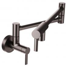 Moen S665BLS - Modern Wall Mounted Swing Arm Potfiller in Spot Resist Black Stainless