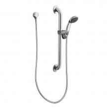 Moen 52224GBM25 - Chrome/stainless slide bar/grab bar shower