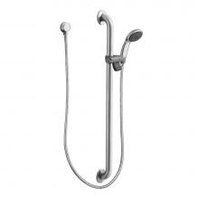 Moen 52236GBM15 - Chrome/stainless slide bar/grab bar shower