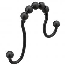 Moen SR2201BL - Matte Black Shower Curtain Rings