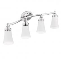 Moen YB2864CH - Chrome Four Globe Bath Light