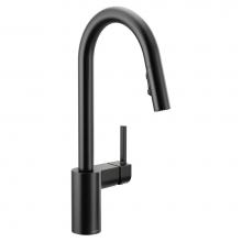 Moen 7565BL - Align One-Handle Modern Kitchen Pulldown Faucet with Reflex and Power Clean Spray Technology, Matt