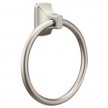 Moen P5860BN - Brushed Nickel Towel Ring