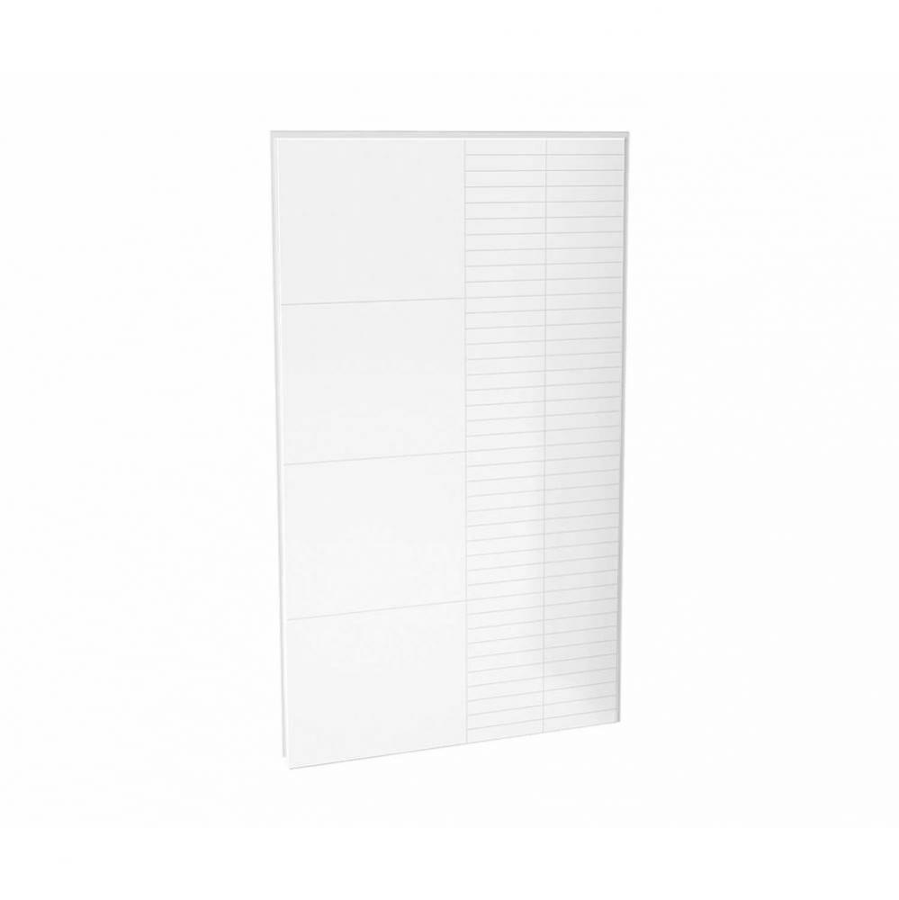 Utile 48 in. Composite Direct-to-Stud Back Wall in Erosion Bora white