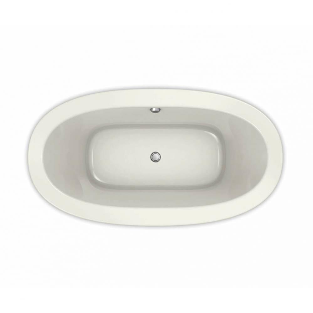 Reverie 66 in. x 36 in. Drop-in Bathtub with Combined Hydrosens/Aerosens System Center Drain in Bi