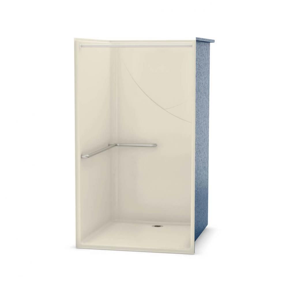 OPS-4248-RS - with California Title 24 Grab Bar 42 in. x 48 in. x 76.5 in. 1-piece Shower with Rig