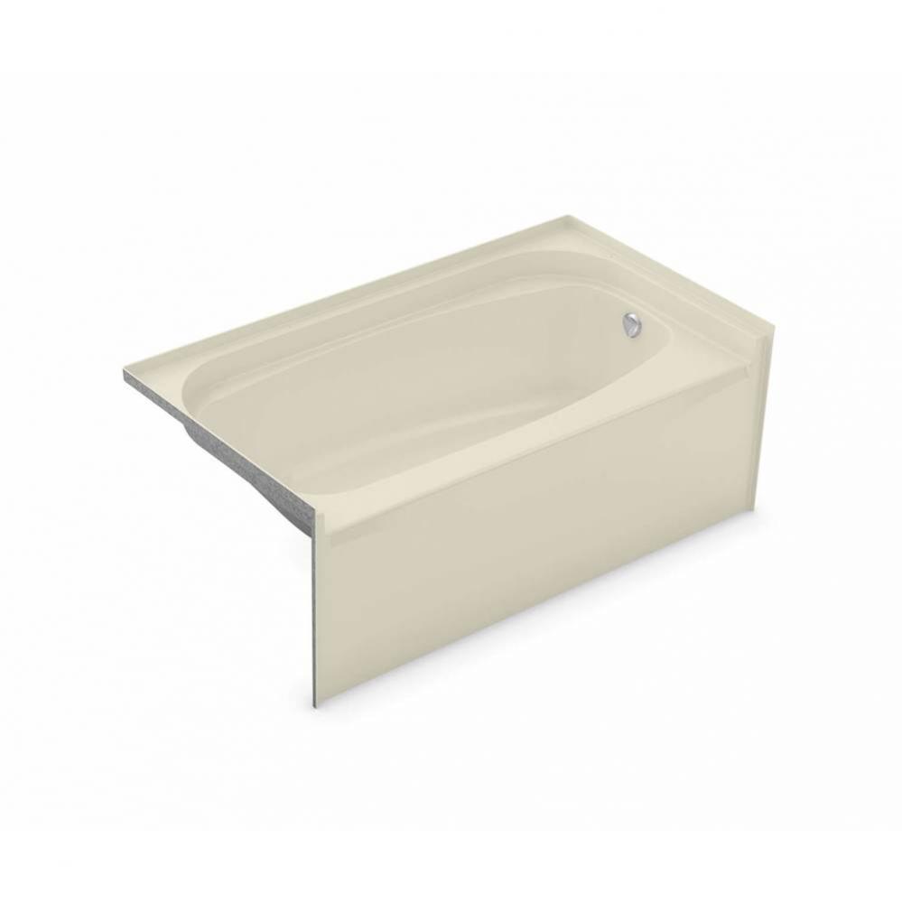 TOF-3260 59.75 in. x 33 in. Alcove Bathtub with Whirlpool System Right Drain in Bone