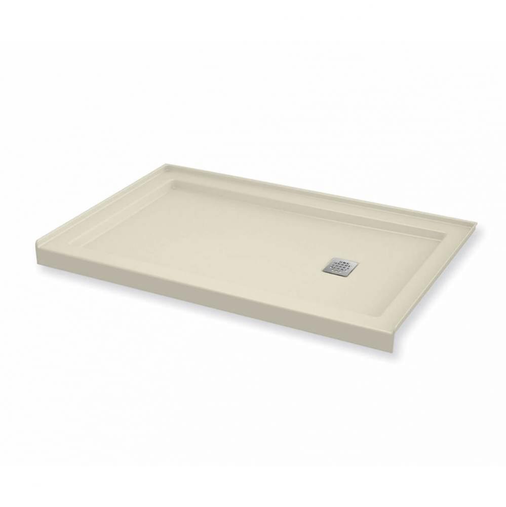 B3 Base 6032 Square Drain Alcove Installation Bone / Natural