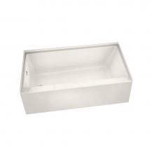 Maax 105705-000-007-001 - Rubix 6032 Acrylic Alcove Left-Hand Drain Bathtub in Biscuit