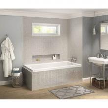 Maax 106209-000-001-113 - Pose 6636 IF Acrylic Corner Right Left-Hand Drain Bathtub in White