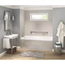 Maax 106210-000-001-104 - Pose 7236 IF Acrylic Alcove Right-Hand Drain Bathtub in White