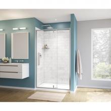 Maax 135325-900-084-000 - Uptown 45-47 x 76 in. 8 mm Pivot Shower Door for Alcove Installation with Clear glass in Chrome