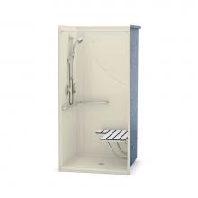 Maax 106069-000-004 - OPS-3636-RS-RS COMPLETE ACCESSIBILITY PACKAGE 36 in. x 36 in. x 76.625 in. 1-piece Shower with No