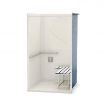 Maax 106085-L-000-007 - OPS-4248-RS - with California Title 24 Grab Bar and Seat 42 in. x 48 in. x 76.5 in. 1-piece Shower